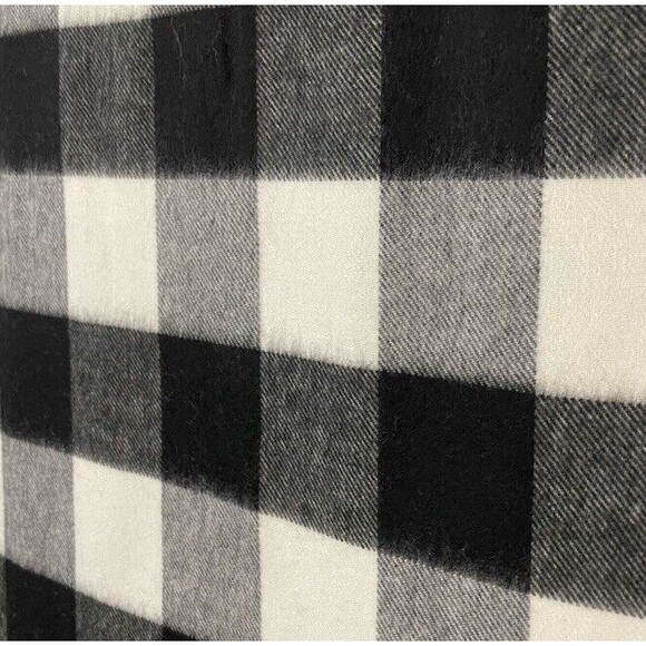 FRAAS CASHMINK Buffalo Check Fringe Scarf Preppy Casual Winter - Picture 7 of 10